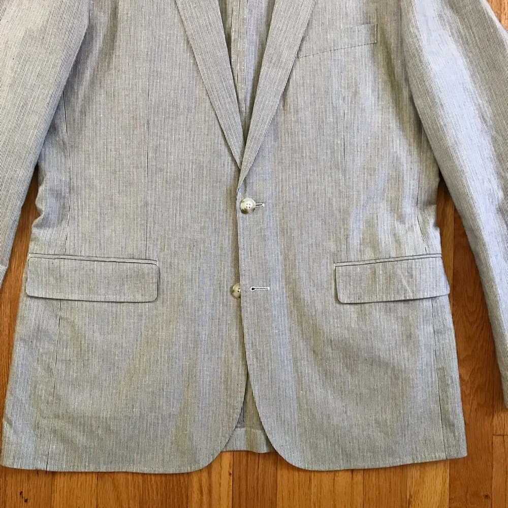 J. Crew Ludlow Light Seersucker Sport Coat 42L